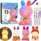 Paint Your Own Bunny Lamp Kit, Art Supplies Painting Kits for Kids, Arts and Crafts for Kids Ages 8-12, Bunny Toys Girls Boys Birthday Gifts for Kids Ages 3 4 5 6 7 8 9 10 11 12+